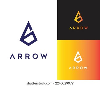 six arrows symbol logo design inspiration