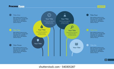 Six Balloons Diagram Slide Template