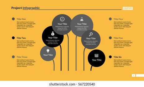 Six Balloons Diagram Slide Template