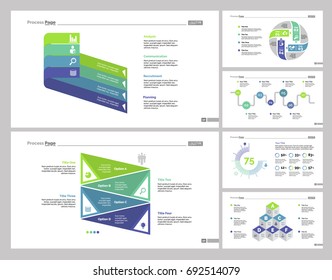 Six Business Slide Templates Set