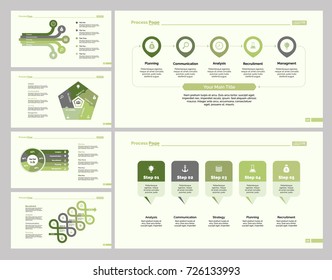 Six Business Slide Templates Set