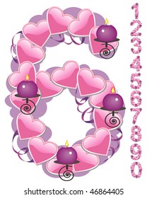 six  candle