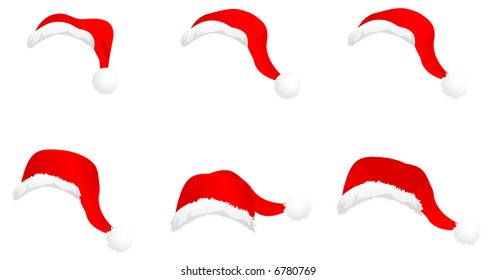 Six Christmas Hat