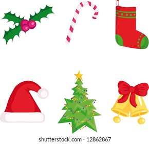 six Christmas icons