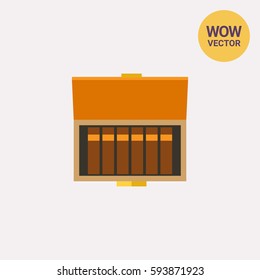 Six Cigars in Box Icon