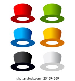 Six color hats