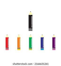 Diseño vectorial de seis colores