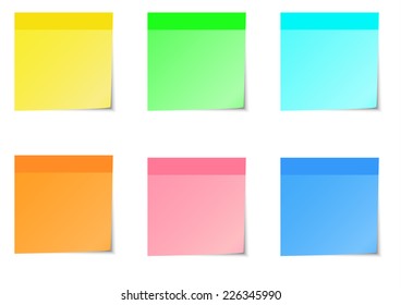 Vector Paper Notes Stock Vector (Royalty Free) 60744475