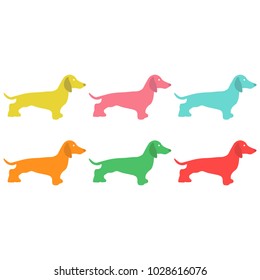 Seamless Cute Dogs Pattern Stock Vector (Royalty Free) 182664221