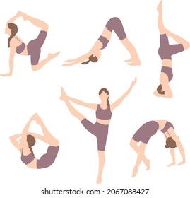 Six common yoga poses to stretch