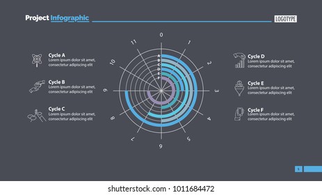 Six Cycles Diagram Slide Template