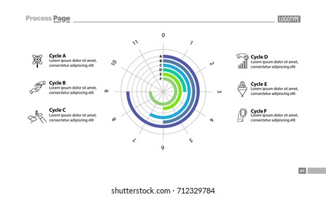Six Cycles Diagram Slide Template