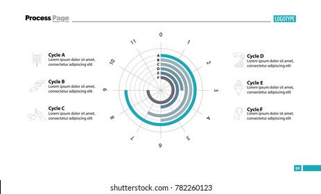 Six Cycles Diagram Slide Template