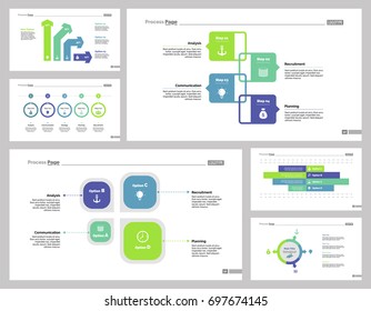 Six Economics Slide Templates Set
