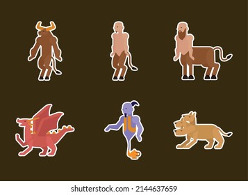 six fantastic creatures characters group