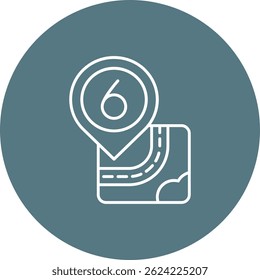 Six Line vector Icon Design