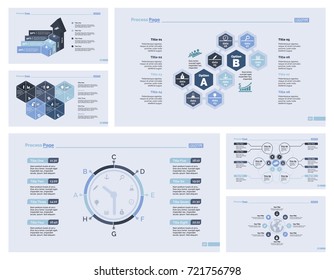Six Logistics Slide Templates Set