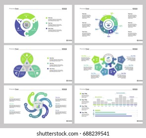 Six Management Slide Templates Set