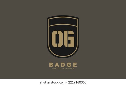 SIX Number army for team identity. Military template vector illustration for your brand.

