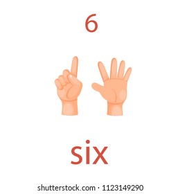 six on the fingers