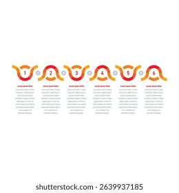 six options infographic template. geometric information template. infographic template for business, education, industry, technology world. infographic template for annual report, magazine