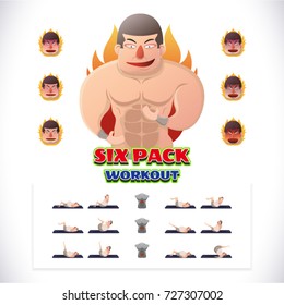 Six Pack Cartoon Stock Illustrations Images Vectors Shutterstock