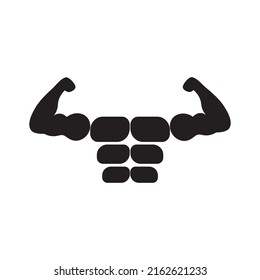 Six Pack Icon Logo Free Vector Design