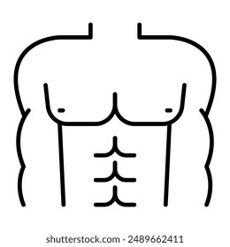 Six pack icon in thin line style Vector illustration graphic design 