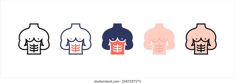 Six Pack Multi Style Icon Set