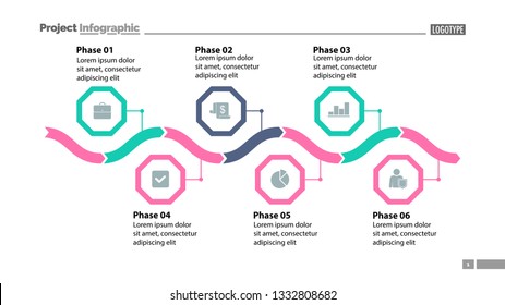 Six Phase Process Chart Design Element Stock Vector (Royalty Free ...