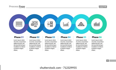 Six Phases Timeline Slide Template