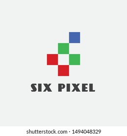 Six Pixel logo branding for your company