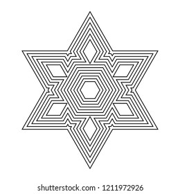 Six pointed star 