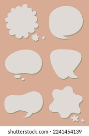 Six practical dialog bubble designs