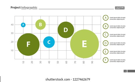 Six process elements on grid template. Business data. Graph, chart, design. Creative concept for infographic, report. Can be used for topics like analysis, research, production