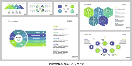 Six Production Slide Templates Set