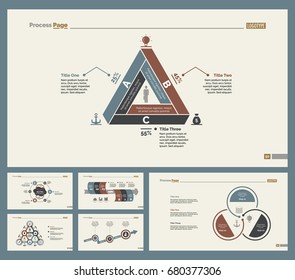 Six Research Charts Slide Templates Set