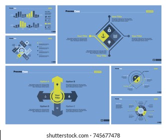 Six Research Slide Templates Set Stock Vector (Royalty Free) 745677478 ...