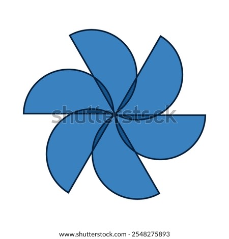 Similar – Image, Stock Photo semi-shade Line Blue