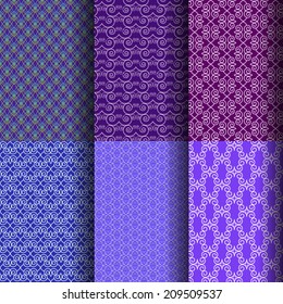 six seamless patterns