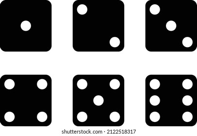 six sided dice pattern bundle