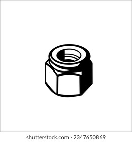 A six sided nut called as hex. Also referred as finished hex nut