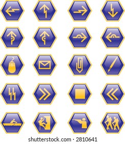 Six sides icons