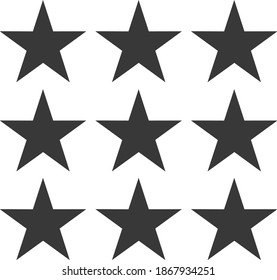 six star icon, illustrations, application icon