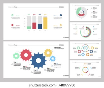 Six Statistics Slide Templates Set