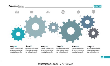 Six step process chart design