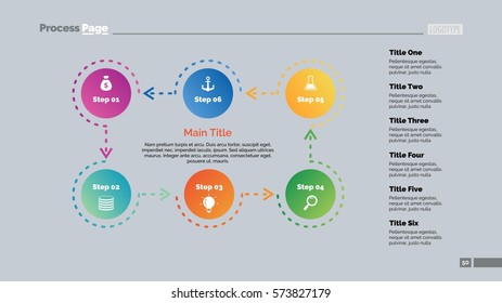 Six Steps Cycle Slide Template