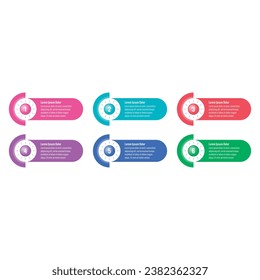 six steps infographic template. dial infographic template. internet, web, magazine, annual report information template. infographic template for business, science, education world