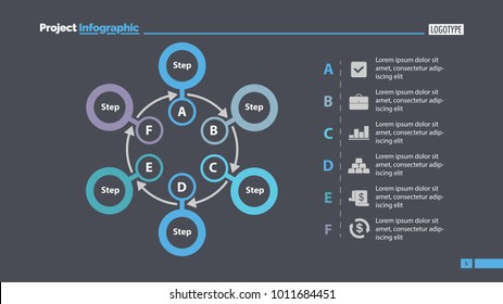 Six Steps Process Slide Template