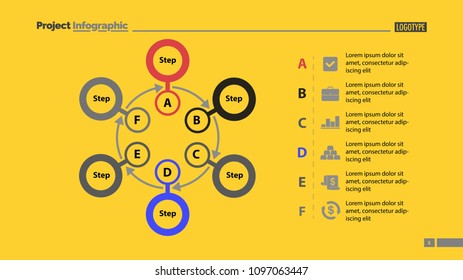 Six Steps Process Slide Template